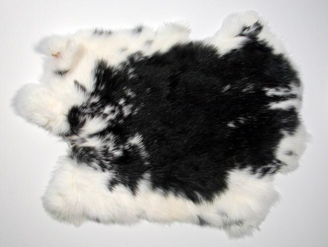 Better Rabbit Skin: Spotted Black and White 